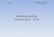 Relazione attività Triennio 2012 - 2015 -2012... · La valutazione del sistema-scuola e ... Pianificazione didattica e finanziaria ... Dirigente scolastico I.S. "Daniele Crespi