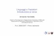 Linguaggi e Traduttori: Introduzione al tac/LT-GE/Materiale/   Analizzatore lessicale