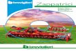 Zappatrici - Breviglieri · La Gamma DOBLE (150 - 250 HP) Cm. 360 - 400 - 460 - 500 Disponibili per trattori da 15 a 250 cv Available for tractors from 15 up to 250 hp Disponibles