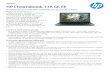 HP Chromebook 11A G6 EE · Migliorate la creatività, la collaborazione e l'apprendimento con la potenza del resistente HP Chromebook 11A G6 EE. Realizzato con gomma co-stampata,