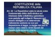 COSTITUZIONE della REPUBBLICA ITALIANA - Home page ... SU.pdf · Per soggiorni inferiori ai tre 