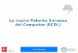 La nuova Patente Europea del Computer (ECDL) · 1 Settembre 20131 Settembre 2013 Nuova ECDL disponibileNuova ECDL disponibile Gennaio 2014Gennaio 2014 ECDL ProfileECDL Profile 31