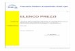 ELENCO PREZZI - GAIA S.p.A. :: Gestore Idrico Toscana · 2015-04-09 · RETE IDRICA NEI COMUNI IN GESTIONE A GAIA SPA ... Nr. 2 idem c.s. ...in vigore. Rete elettrosaldata formato