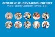 GENERIEKE STUDIEVAARDIGHEDENSET - hanze.nl · Docent aardrijkskunde, Bornego College Heerenveen • Jelle Nauta Docent procestechnologie en research management en coördinator Aan-sluitingsnetwerk