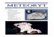 KWARTALNIK MI£OŒNIKÓW METEORYTÓW METEORYTmeteoryt.info/Met305.pdf · dzieci ze szko³y wesz³a do sali konfe- ... Zagadka chondr Powstawanie chondr od dawna jest jedn¹ z najbardziej