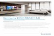 Samsung LYNK REACH 4 - images.samsung.com · konserwacyjnych i wykorzystanie komunikacji dwukierunkowej LYNK REACH 4.0 zarząd hotelu może zaplanować skuteczną komunikację ze