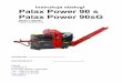 Kayttoohjekirja Palax Power 90 1-2017 PL Palax Power 90... · Instrukcja obsługi Palax Power 90 s Palax Power 90sG Napęd z ciągnika Napęd elektryczny NR SERYJNY ROK PRODUKCJI