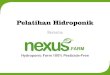 Pelatihan Hidroponik - nexus.farmnexus.farm/pelatihan.pdf · budidaya menanam dengan memanfaatkan air tanpa menggunakan tanah, dengan menekankan pada pemenuhan kebutuhan nutrisi bagi