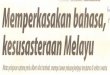 Memperkasakan bahasa, ~; kesusasteraan Melayupsasir.upm.edu.my/1761/1/0216.pdfOleh Nazrn; Yaakub SEMINAR Kebangsaan Pendidikan Kesusasteraan Melayu mencadangkan Komponen Sastera (Komsas)