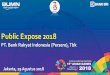 Public Expose 2018 - ir-bri.comir-bri.com/newsroom/679996-2018PublicExpose-Presentasi.pdf · Bank Rakyat Indonesia (Persero), Tbk Jakarta, ... Kredit Mikro bagi Mantri (Tenaga 