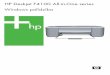 HP Deskjet F4100 All-in-One seriesh10032. · 9 Sken ēt: sāk pašlaik uz stikla novietot ā ori ģināla sken ēšanu. Komanda Scan ... Vairāki indikatori jūs informē par HP All-in-One