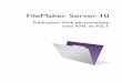 FileMaker Server 10 · 4 Publication Web personnalisée de FileMaker Server avec XML et XSLT Scripts FileMaker et Publication Web personnalisée 22 Astuces et considérations à propos