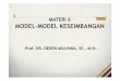MATERI 6 MODEL-MODEL KESEIMBANGAN - FINANCIAL .2016-10-14 · • Berdasarkan teori portofolio Markowitz,