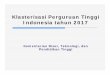 Klasterisasi Perguruan Tinggi Indonesia tahun 2017kopertis5.org/cni-content/uploads/modules/download/20180215011758.pdf · Daftar Perguruan Tinggi Indonesia tahun 2017 pada Klaster