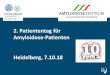 2. Patiententag für Amyloidose-Patienten Heidelberg, 7.10 · • MDRD / CKD-EPI Formel • 24h-Sammelurin . Heidelberg University Hospital | October 2018 | Amyloidosis Center Wieso