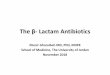 The β- Lactam A .The β- Lactam Antibiotics Munir Gharaibeh MD, PhD, MHPE ... –Cross allergenicity