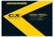 2019 CXA Mono Amps Rev G - kicker.com · NOTE: 2019 CXA mono ampliﬁ ers are 1Ω stable - power rating +/- 10%