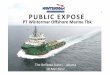 WINS Public Expose (Indo Language) - 2017 SUGIMAN 12may ... · 4 Sekilas 2016 dan Tinjauan Bisnis 5 Ringkasan dan Prospek Industri 6 Komposisi Armada Kapal 7 Review Kinerja Keuangan