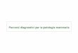 Percorsi diagnostici per la patologia mammaria · compresi: mastodinia mono/bilaterale PERCORSO ORDINARIO Priorità di accesso D < 40 ANNI 40-44 ANNI 45-74 ANNI NO MAMMOGRAFIA SSR