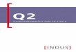 Q2 - indus.de · kti ON äre 1 2 brief an die aktionäre 3 aktie 4 Nachhaltigkeit 2010 6 zwischenlagebericht 12 konzernzwischenabschluss zum 30. juni 2010 kontakt und Finanzkalender
