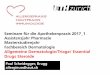 Seminare für die Apothekenpraxis 2017 1 Assistenzjahr ... · Lernziele / Fahrplan Allgemeine Dermatologie 1. Anatomie und Physiologie 2. Diagnostische Verfahren 3. Dermatologika