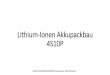 Lithium-Ionen Akkupackbau 4S10P - wiki.funkfreun.de · DIY Arduino Battery Spot Welder Prebuilt Kit •Recommended is a 12V 40Ah 440A car battery •You should use 0.1mm to 0.25mm