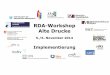 RDA-Workshop Alte Drucke - bib-bvb.de · Grundsätze der Implementierung 3 o Ausgangsbasis ist die aktuelle Implementierung der Intern- und Austauschformate o Zusammengesetzte Beschreibung