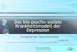Das bio-psycho-soziale Krankheitsmodell der Depres .Das bio-psycho-soziale Krankheitsmodell der Depression
