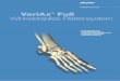 Leibinger Fußchirurgie VariAx Fuß Winkelstabiles Plattensystem · · Vielseitiges Portfolio für Kalkaneus Frakturen. Einführung Zur Rekonstruktion und Fixierung von Fußknochen
