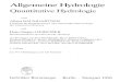 Allgemeine Hydrologie - tocs.ub.uni-mainz.detocs.ub.uni-mainz.de/pdfs/050253840.pdf · Inhaltsverzeichnis XI 2.6.2 Der Beginn der Renaissance 32 2.7 Beobachtung und Messung 32 2.7.1