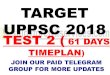 TARGET UPPSC 2018 - studyforcivilservices.com · मुहम्मद आवदल शाह ने बीजापुर में प्रवसद्ध गोल गुंबज