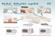 RAC Multi-split - Termodeltatermodelta.hr/pdf/RAC_kucna_serija_multi.pdf · Nova opcija 3D AUTO nudi više mogućnosti kod tipa ispuha zraka iz klima uređaja. Sada se za smjer ispuha