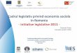 Cadrul legislativ privind economia sociala in Romania ... Rusu.pdf · Antreprenor, antreprenoriat, economie sociala, intreprindere sociala ” utilizează noţiuni care nu se regăsesc