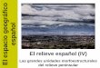 El espacio geográfico español · •Zócalo paleozoico ... La rama exterior o aragonesa del Sistema ibérico se compone de las sierras de Gúdar (en el Maestrazgo o Maestrat).y