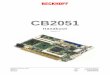 CB2051 - download.beckhoff.com · Das CB2051 ist ein Industrie-Motherboard im PISA-Slot-Formfaktor, auf dem aktuelle Prozessoren von Intel® aus den Baureihen Celeron® M, Core™