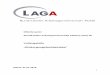 Vollzugshilfe - laga- 1 Mitteilung der Bund/Lأ¤nder-Arbeitsgemeinschaft Abfall (LAGA) 36 Vollzugshilfe