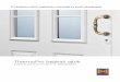 ThermoPro bejárati ajtók - ajto-ablak.com · a klasszikus fehér, a sok kedvező árú szín egyike vagy a Decograin felület – illeszkedve a Hörmann garázskapuhoz. 13 Alapkivitelben