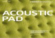 ACOUSTCI PAD - rosso- NEW LIGHTING PAD ACOUSTCI PAD ACOUSTIC PAD Textiles und akustisch wirksames Decken-