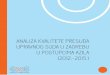 ANALIZA KVALITETE PRESUDA UPRAVNOG SUDA U ZAGREBU U ... · analiza kvalitete presuda upravnog suda u zagrebu u postupcima azila (2012.-2015.)