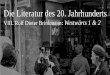 Die Literatur des 20. Jahrhunderts VIII. Rolf Dieter ... · Die Literatur des 20. Jahrhunderts VIII. Rolf Dieter Brinkmann: Westwärts 1&2 (13. 12. 2016) „Auch ich in Arkadien!“