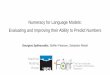 Numeracy for Language Models: Evaluating and Improving ... Literate Language Models I eats an apple