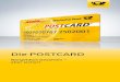 Deutsche Post Postcard Folder · Die POSTCARD ist die optimale Lösung für alle Unter- nehmen, die ihre Geschäfte mit der Deutschen Post schnell, sicher und bequem erledigen wollen