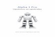 Alpha 1 Pro - d176tvmxv7v9ww.cloudfront.netd176tvmxv7v9ww.cloudfront.net/RS/uputstva/ostalo/Alpha1 Pro uputstvo.pdf · Raspored servo motora unutar robota Servo raspored Kod Alpha