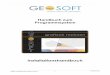 Installationshandbuch - GEOSOFT Vermessungssysteme · 1 GEO8 - Programminstallation GEO8-Installationshandbuch.docx 4 1. GEO8 - Programminstallation Diese Anleitung unterstützt Sie