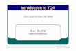 Introduction to TQA - vet.cmu.ac.th TQA.pdf · Introduction to TQA Criteria องค กรที่บริหารจัดการอย างบูรณาการซ ึ่งส