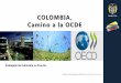 COLOMBIA, Camino a la OCDE · Colombia desea contribuir a los debates internacionales en materia de políticas públicas y compartir sus exitosas experiencias en algunas áreas de