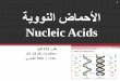الأحماض النووية Nucleic Acids - KSU Facultyfac.ksu.edu.sa/sites/default/files/lhmd_lnwwy.pdf · تىنا ضبمحلأا ت ô àخ ß تراسا ثبفظا حب ضخخح