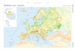 Basiskarte: Europa – Topographie · Landhöhen (in Berghöhe 5642 Gletscher Gebiet unter dem Meeres— spiegel Gewässer Fluss Kanal See Wadi Meter) 1 500 1 500 200 100 Küstenlinie