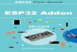 SD-Card – // · SD-Card –  3 SD-Card Erforderliche Libraries a zur Ansteuerung einer SD-Karte auf dem ESP32 der SPI-Bus mit den Signalen