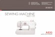 SEWING MACHINE - sewing machine aeg 122 de nأ„hmaschine bedienungsanleitung gb sewing machine user manual
